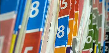 Photo of file folders